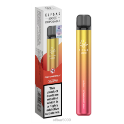 elfbar 600v2 vienkartinis vape - 20mg rožinis greipfrutas - ELFBAR Kaina V20N19