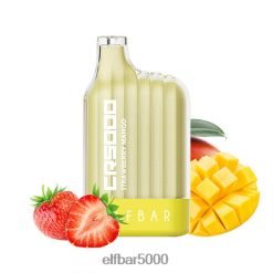 ELFBAR cr5000 vienkartinis vape 5000 įpūtimų braškių mango 6T86DN33 - ELFBAR Bc5001 Ultra