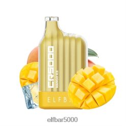 ELFBAR cr5000 vienkartinis vape 5000 įpūtimų mangų ledas 6T86DN30 - ELF BAR Skoniai