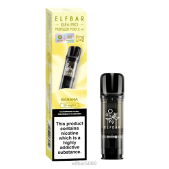 elfbar elfa pro užpildytos ankštys - 20 mg - 2 vnt bananas - ELF BAR 5004 V20N78