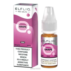 elfbar elfliq nic druskos - vynuogių - 10ml-20 mg/ml- ELF BAR Bc5011 Lietuva V20N192