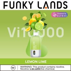 ELFBAR Funky Lands geriausio skonio vienkartinė vape vi10000 ledinė serija citrininis laimas 6T86DN153 - ELFBAR Bc5007 Ultra