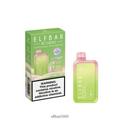 ELFBAR vienkartinis vape naujas bc10000 10000puffs braškių kivių ledukai 6T86DN46 - ELF BAR Disposable Pods