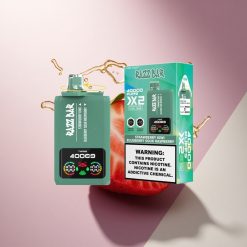 Razz Bar 40000 Puffs Braškė Kiwi - Mėlynė Rūgščioji Avietė su 5% Nikotino ir 650 mAh