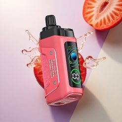 Razz Bar 45000 Puffs Braškinių Vyšnių Ledas su 650 mAh ir 20 mg Nikotino