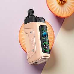 Razz Bar 45000 Puffs Sultingu Persikas su Ledu (650 mAh, 1.0 Ohm Tinklelinė Apvija, Nikotino Stiprumas 20 mg/ml)