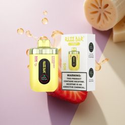 Razz Bar 50K Puffs Braškinė Bananas 650 mAh 2% Nikotino