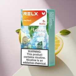 Relx Pod Pro 2 Vape Device Citrinų Mėtų 50mg/ml Nikotino 1,9ml 3 Įtampos Režimai