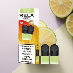 Relx Pod Pro 2 Vape Device Gėrimas-Agurkų Limonadas 18mg/ml Nikotino, 1.9ml Talpos, 3 Įtampos Režimai