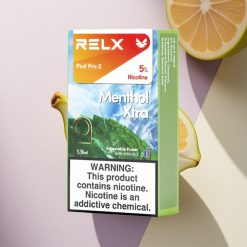 Relx Pod Pro 2 Vape Device Mėtų Xtra 50mg/ml nikotino, 1,9ml talpos, 3 įtampos režimai